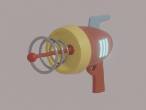 Laser Pistol 3D Model