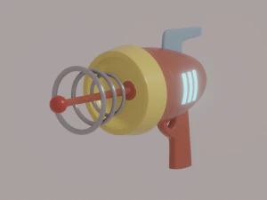 Laser Pistol 3D Model