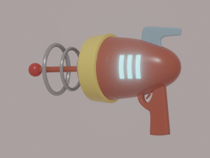 Laser Pistol 3D Model