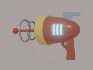 Laser Pistol 3D Model
