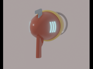 Laser Pistol 3D Model