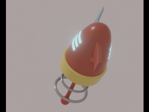 Laser Pistol 3D Model