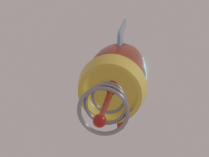 Laser Pistol 3D Model