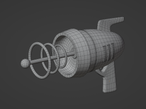 Laser Pistol 3D Model