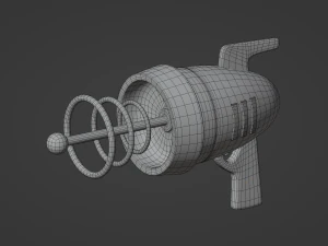 Laser Pistol 3D Model