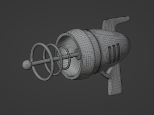 Laser Pistol 3D Model