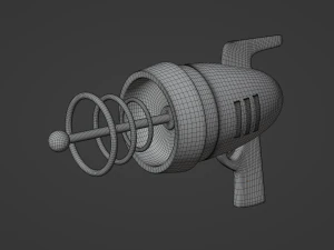 Laser Pistol 3D Model