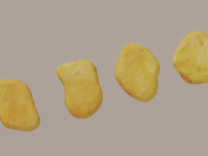 Chicken Nuggets 3D Model