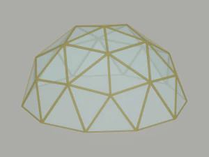 Kopuła Szklarni Model 3D