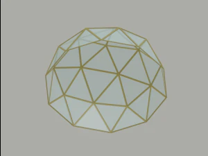Kopuła Szklarni Model 3D