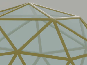 Kopuła Szklarni Model 3D