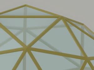 Kopuła Szklarni Model 3D