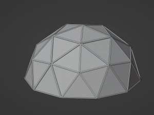 Kopuła Szklarni Model 3D