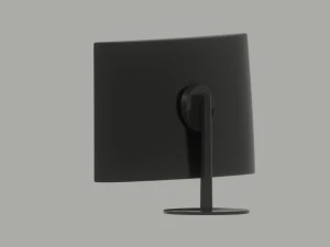 Curved Monitor 3D Model