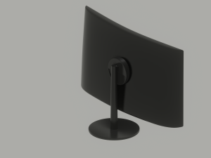 Curved Monitor 3D Model