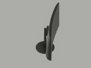 Curved Monitor 3D Model