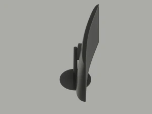 Curved Monitor 3D Model