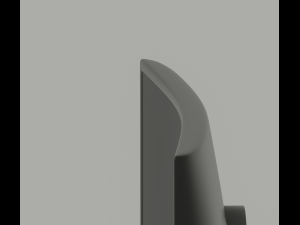 Curved Monitor 3D Model