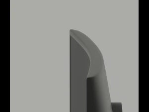 Curved Monitor 3D Model