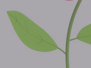 Flower in a Pot 3D Model