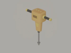 отбойный молоток 3D Модель
