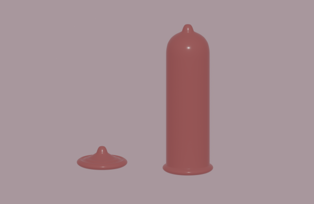 Condom Model 3D .c4d .max .obj .3ds .fbx .stl .blend