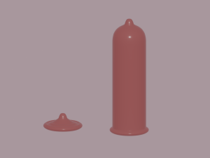 Condom Modello 3D