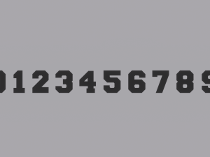 Numbers Model 3D