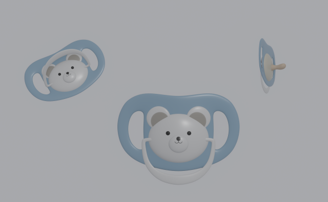 Pacifier 3D Модель .c4d .max .obj .3ds .fbx .stl .blend 