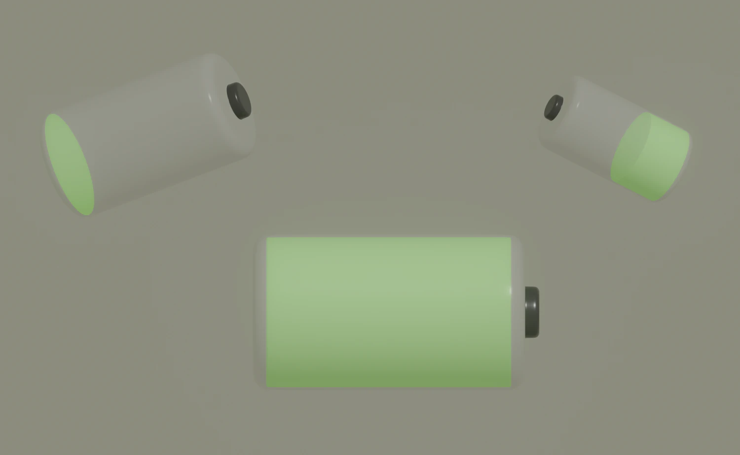 Battery Charge Indicator 3D Model .c4d .max .obj .3ds .fbx .stl .blend 