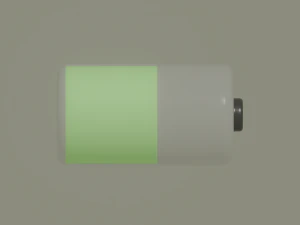 Battery Charge Indicator 3D Model