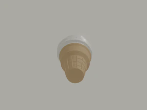 Cone Ice Cream 3D Model