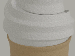Cone Ice Cream 3D Model