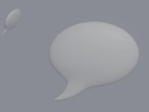 Bolla vocale Modello 3D