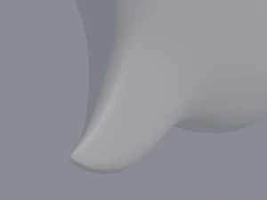 Speech Bubble 3D Model