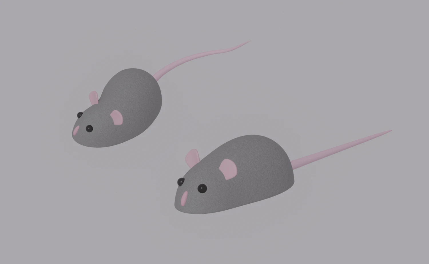 Toy Mouse 3D Model .c4d .max .obj .3ds .fbx .stl .blend 