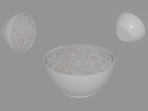 Rice Bowl 3D Model
