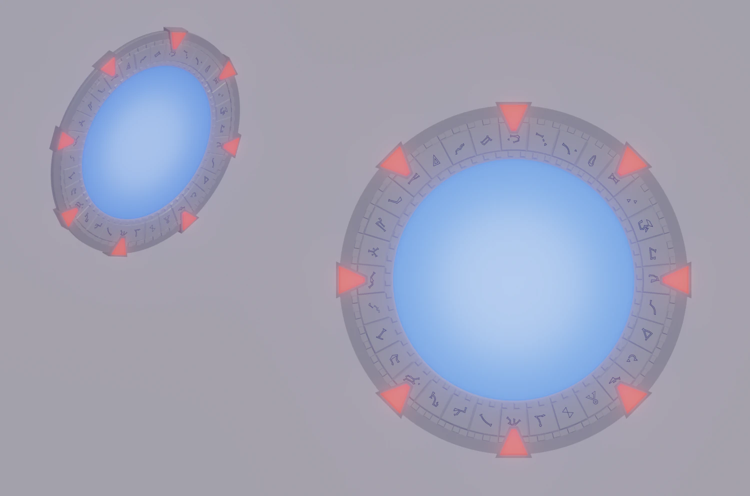 Stargate 3D Model .c4d .max .obj .3ds .fbx .stl .blend