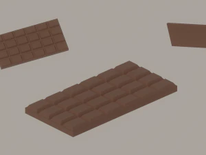 Barretta di cioccolato Modello 3D