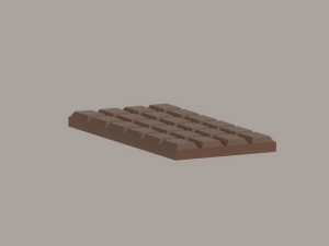 Chocolate Bar 3D Model