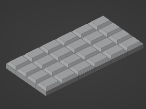 Chocolate Bar 3D Model