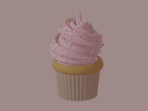 Cupcake Model 3D