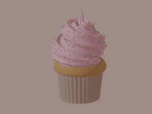 Cupcake 3D Model
