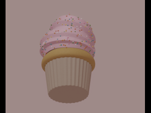Cupcake Model 3D