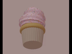 Cupcake 3D Model