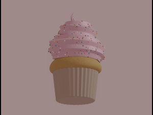Cupcake Model 3D
