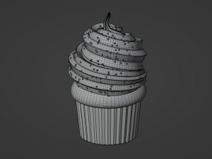 Cupcake Model 3D