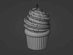 Cupcake 3D Model