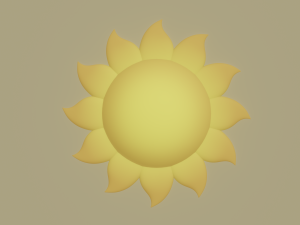 Sun Model 3D