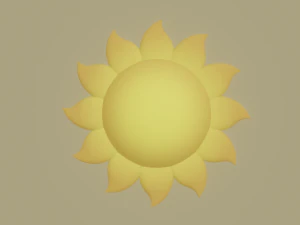 Sun 3D Model